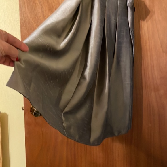 Jones Studio business classy AND glamorous A line sleeveless dress w/ belt (mlb) - Picture 4 of 10